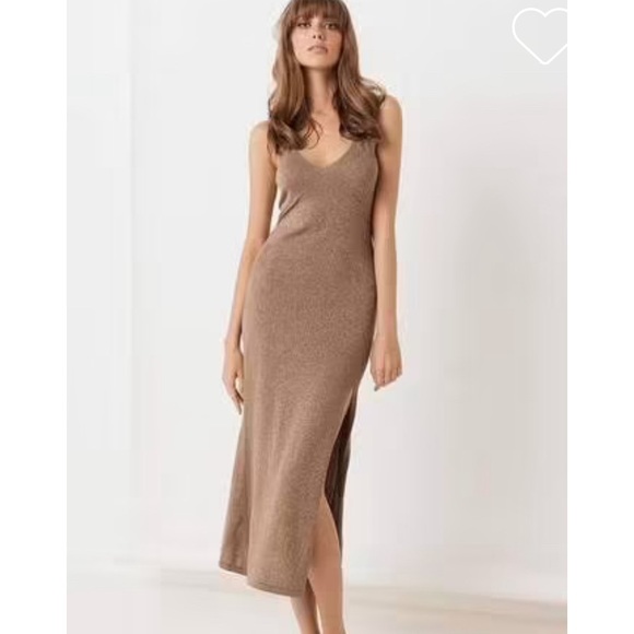 Spell & Gypsy Petra Metallic Knit Slip Dress - Picture 6 of 10